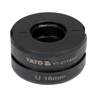 YATO Crimpeinsatz für Crimpzange YT-21735 U-Typ 18 mm