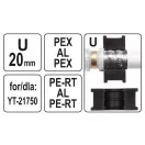 YATO Crimpeinsatz YT-21750 für Crimper U-Typ 20 mm