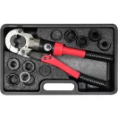 YATO Crimp-Set 9-teilig für Pex-Al-Pex Rohre