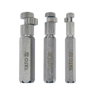   YATO Innenbeschlagschrauben-Set 3-teilig 3/8", 1/2", 3/4"