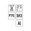 YATO Rohrschere 36 mm PVC