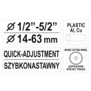 YATO Rohrschneider rollend 14-63 mm (Kupfer-Alu-Kunststoff)