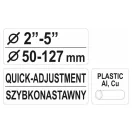 YATO Rohrschneider rollend 50-127 mm (Kupfer-Alu-Kunststoff)