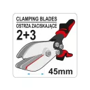 YATO Rohrreduzierzange 260 mm 2+3 Klingen (45 mm)