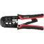 YATO Crimpzange 190 mm für UTP Netzwerk/RJ45 und Telefon/RJ11 Anschlüsse