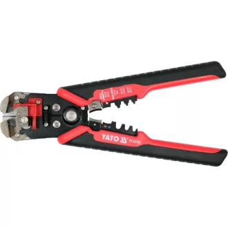 YATO Crimp- und Abisolierzange 225 mm/0,2-6,0 mm2