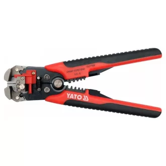 YATO Abisolierzange & Crimpzange 210 mm/0,2-6,0 mm2