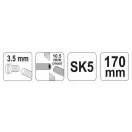 YATO Kabelschneider 170 mm (bis 10,5 mm2 und gedreht bis 3,5 mm)