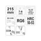 YATO Crimpzange 215 mm/0,75-2,6 mm2