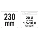 YATO Crimpzange 230 mm/1,5-10 mm2