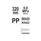 YATO Blaspistole mit langem Griff 320 mm