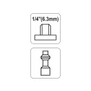 YATO Pneumatikschlauchende 1/4" Gewinde