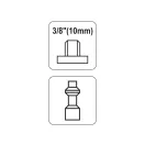 YATO Pneumatikschlauchende 3/8" Gewinde