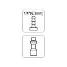 YATO Schlauchende 1/4" Rohrverbinder