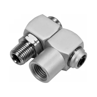 YATO Pneumatikanschluss 1/4" um 360 Grad drehbar