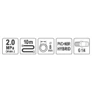 YATO Pneumatikschlauch 8 mm x 10 m