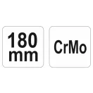 YATO Selbstsichernde Zange 180 mm CrMo