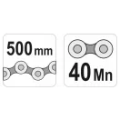 YATO Selbstsperrende Zange mit Kette 500 mm