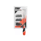 YATO Schraubendreher flexibel 1/4" 31 Teile