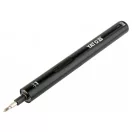 YATO Akku-Präzisionsschraubendreher und Bit-Set 39-teilig 3,6 V Li-Ion (0,45 Ah Akku + Ladekabel).