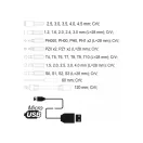 YATO Akku-Präzisionsschraubendreher und Bit-Set 39-teilig 3,6 V Li-Ion (0,45 Ah Akku + Ladekabel).