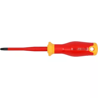   YATO Flach-/PH2-Schraubendreher 100 mm, bis 1000 V isoliert, schlankes Design