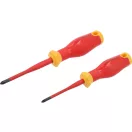 YATO Schraubendrehersatz 7-teilig, dünn, bis 1000 V isoliert