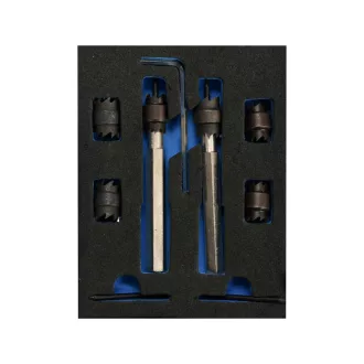 YATO Punktschweißbohrer - Fräser Set 9-teilig