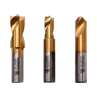 YATO Bohrersatz für Punktschweißen 6,5/8/10 mm 3-teilig