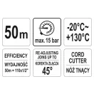 YATO Gewindedichtschnur 50 m