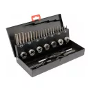 YATO Gewindebohrer- und Schneidset (Hand) 32-teilig HSS M3-M12