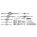 YATO Gewindebohrer und Schneidgarnitur (Hand) 44 Teile HSS M3-M12