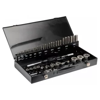   YATO Gewindebohrer- und Schneidset (Hand) 56-teilig HSS M3-M20