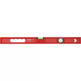 YATO Wasserwaage, 2 Libellen, 600 mm, magnetisch