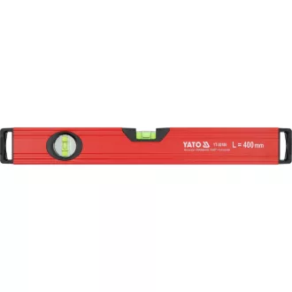 YATO Wasserwaage mit 2 Libellen 400 mm ALU