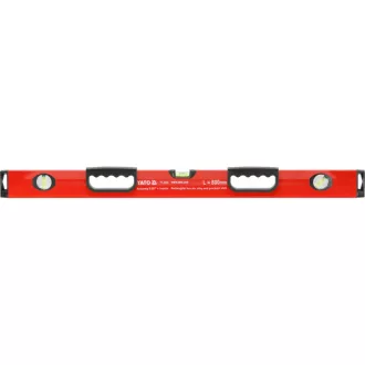 YATO Wasserwaage 3 Libellen 2 Griffe 800 mm