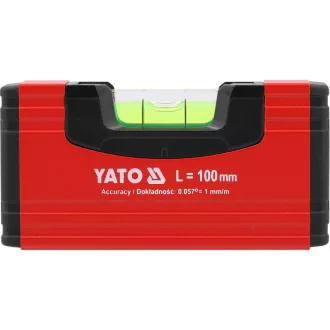 YATO Taschenwasserwaage 100 mm