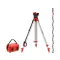 YATO Optisches Nivelliergerät 32 x 38 mm IP66 Set mit Stativ