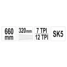 Japanische Zugsäge YATO 660 mm