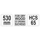 YATO Sägeblatt für trockenes Holz 530 mm