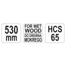 YATO Sägeblatt für nasses Holz 530 mm