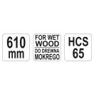 YATO Sägeblatt für nasses Holz 610 mm