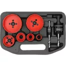 YATO Lochsägenset 8-teilig (22-73 mm) Bi-Metall