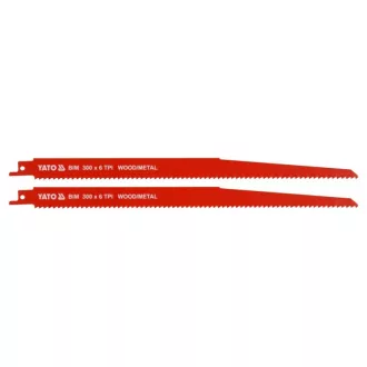 YATO Säbelsägeblatt 300 mm/6TPI Bimetall (2 Stück)