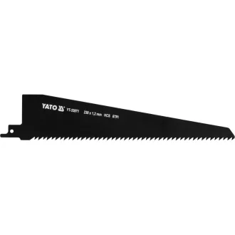   YATO Säbelsägeblatt für Holz 230 mm / 6 TPI (für geraden Schnitt)