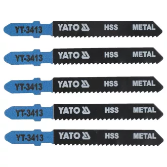   YATO Stichsägeblatt für Metall T-Aufnahme 12TPI 75/1,0 mm HSS (5 Stück)