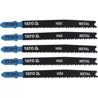   YATO Stichsägeblatt für Metall T-Schaft 24-10TPI 100/1,0 mm HSS (5 Stück)