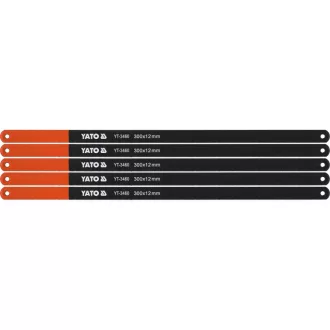 YATO Handsägeblatt für Metall 300 x 12 mm 24TPI (5 Stück)
