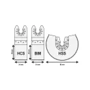 YATO Sägeblatt-Set für 3-teilige Multifunktionsmaschine