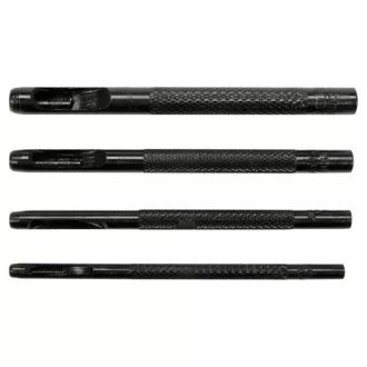 YATO Lederpiercing-Set 4-teilig 2-5 mm